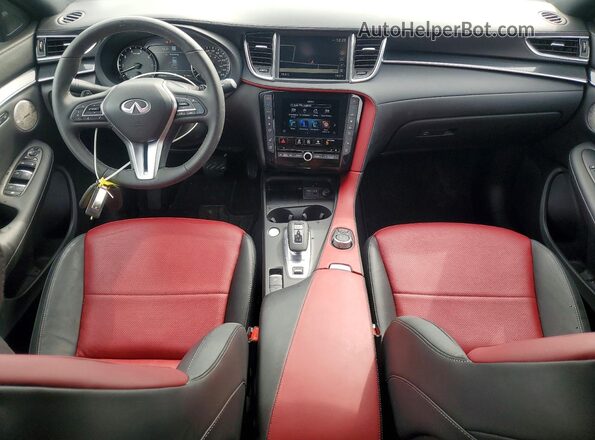3PCAJ5FB8SF113142 2025 INFINITI QX50 Black Vista del salpicadero