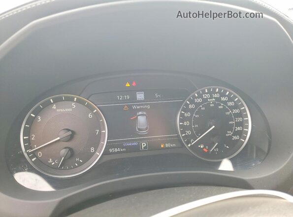 3PCAJ5FB8SF113142 2025 INFINITI QX50 Black Vista del cuadro de instrumentos