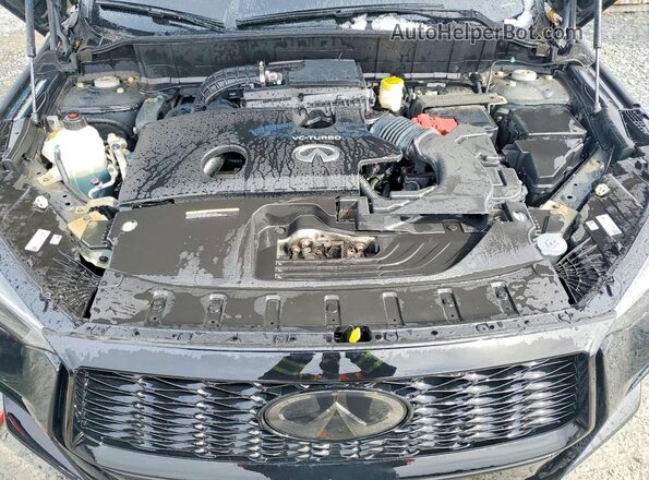 3PCAJ5FB8SF113142 2025 INFINITI QX50 Black Vista del compartimento del motor