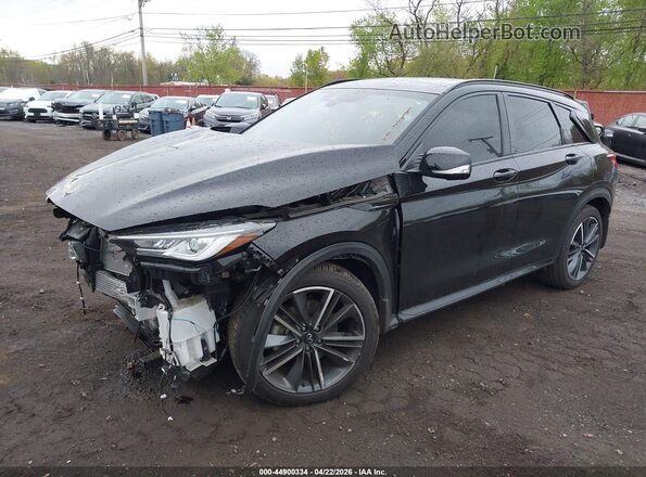 3PCAJ5FBXRF109734 2024 INFINITI QX50 Black Vista tres cuartos delantera izquierda