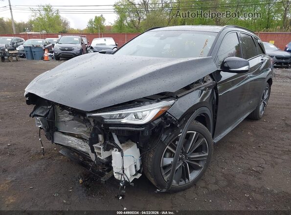 3PCAJ5FBXRF109734 2024 INFINITI QX50 Black Vista frontal