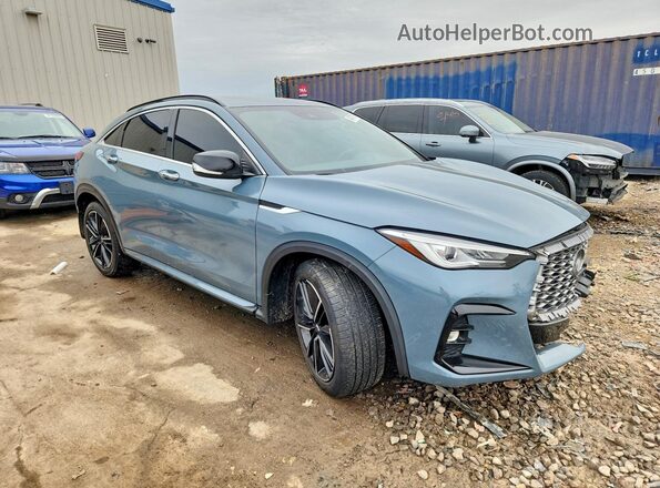 3PCAJ5J36NF111118 2022 INFINITI QX55 Blue Delantero derecho