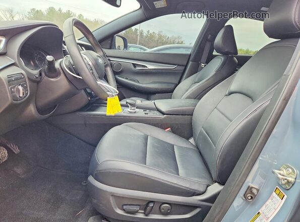 3PCAJ5J36NF111118 2022 INFINITI QX55 Blue Vista interior delantera
