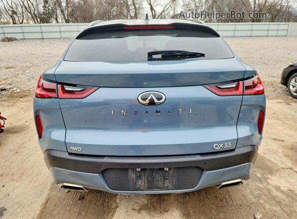 3PCAJ5J36NF111118 2022 INFINITI QX55 Blue Vista trasera