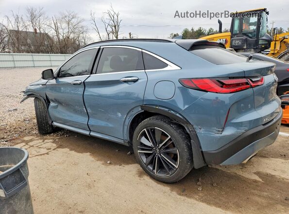 3PCAJ5J36NF111118 2022 INFINITI QX55 Blue Trasero izquierdo