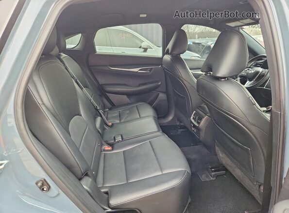 3PCAJ5J36NF111118 2022 INFINITI QX55 Blue Vista de los asientos traseros
