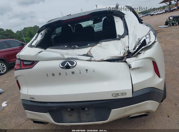 3PCAJ5J38NF101786 2022 INFINITI QX55 White 