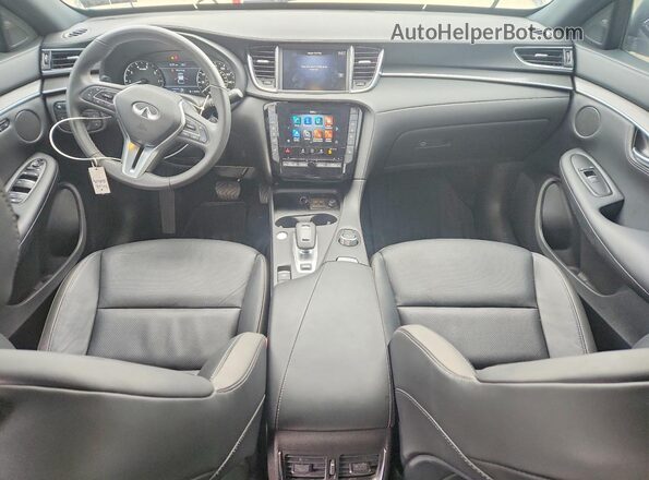 3PCAJ5JR4SF100800 2025 INFINITI QX55 Белый Вид панели приборов