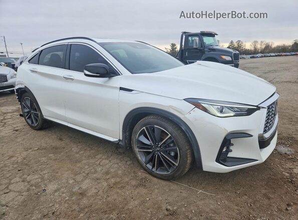 3PCAJ5JR4SF100800 2025 INFINITI QX55 Белый Передняя правая четверть