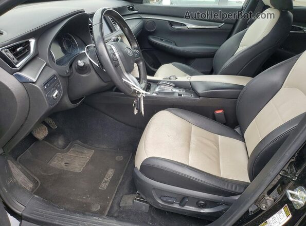 3PCAJ5JRXRF110418 2024 INFINITI QX55 Black Widok wnętrza z przodu