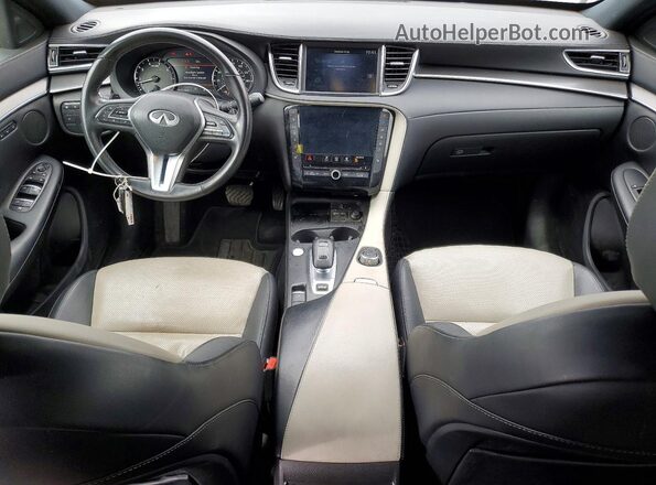 3PCAJ5JRXRF110418 2024 INFINITI QX55 Black Widok deski rozdzielczej