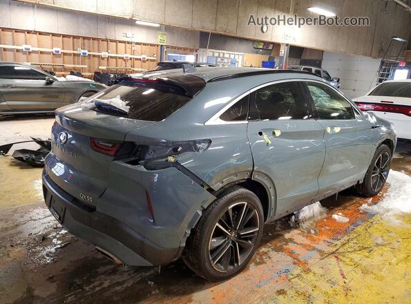 3PCAJ5K38NF100300 2022 INFINITI QX55 Gray Задня права чверть