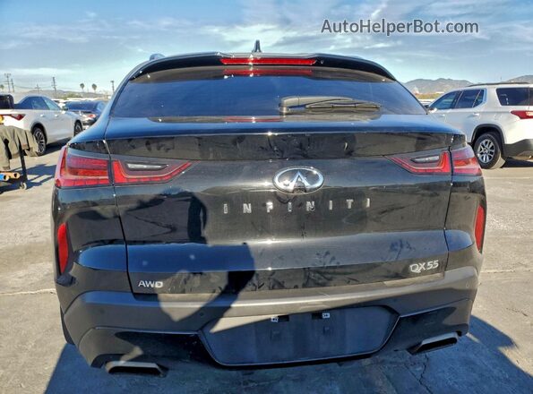3PCAJ5KR3RF109934 2024 INFINITI QX55 Black Вид ззаду