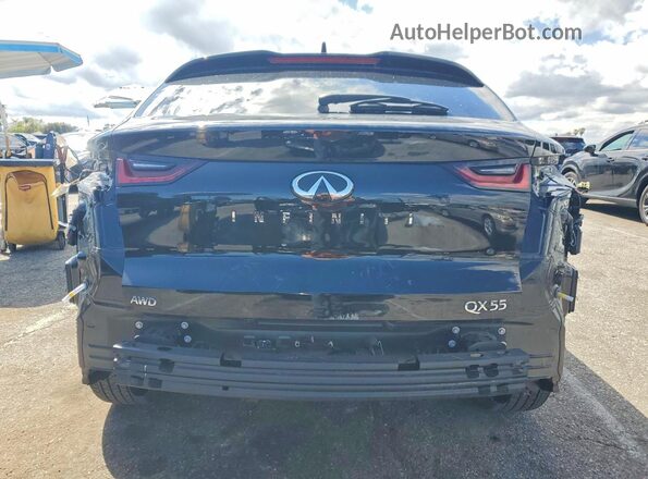 3PCAJ5LRXSF108252 2025 INFINITI QX55 Black უკანა ხედი