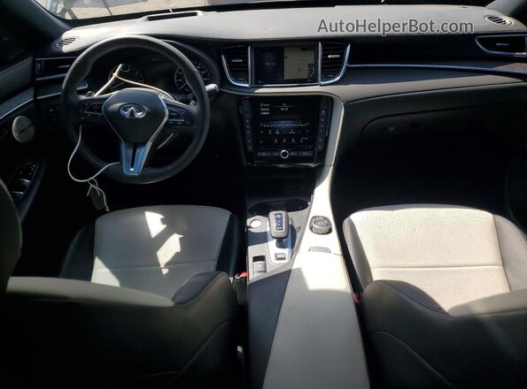 3PCAJ5LRXSF108252 2025 INFINITI QX55 Black წინა პანელის ხედი