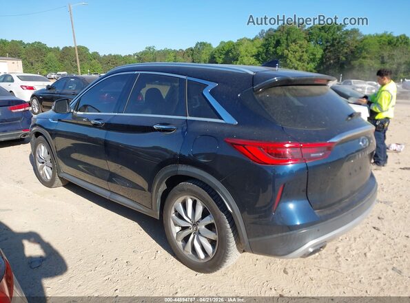 3PCAJ5M10KF109550 2019 INFINITI QX50 Dark Blue Tył lewy