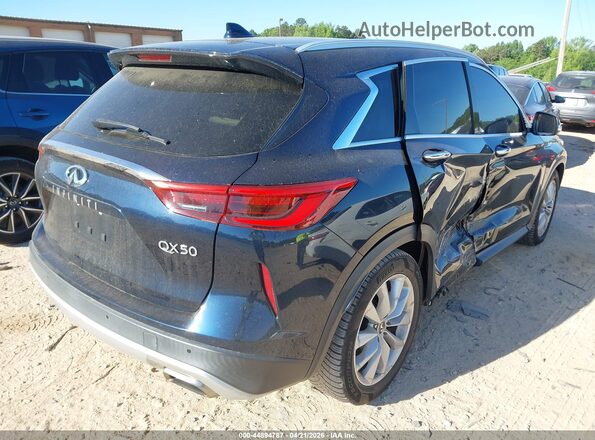 3PCAJ5M10KF109550 2019 INFINITI QX50 Dark Blue Tył prawy