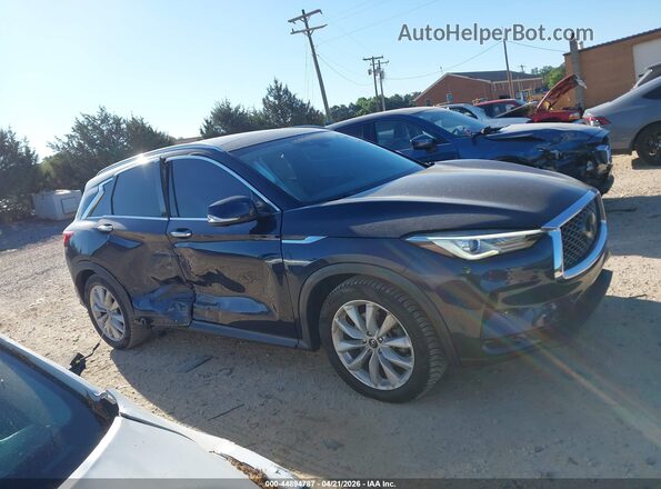 3PCAJ5M10KF109550 2019 INFINITI QX50 Dark Blue Widok wnętrza z tyłu