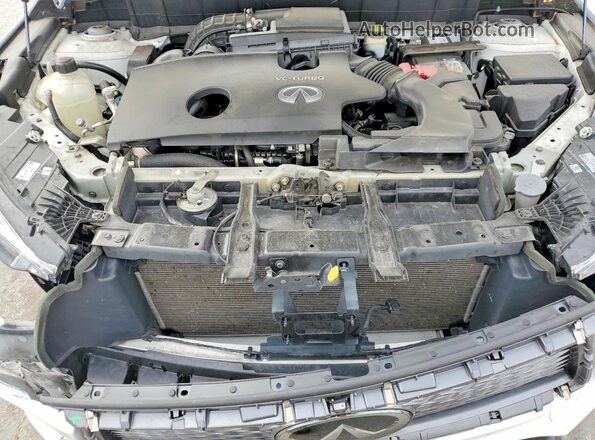 3PCAJ5M13KF106433 2019 INFINITI QX50 White Vista del compartimento del motor