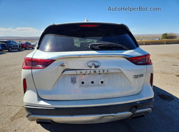 3PCAJ5M13LF111178 2020 INFINITI QX50 White Հետևի տեսք