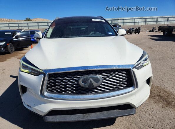 3PCAJ5M13LF111178 2020 INFINITI QX50 White Դիմացի տեսք
