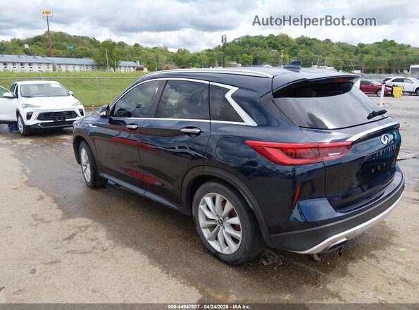 3PCAJ5M14KF113164 2019 INFINITI QX50 Blue Rear left