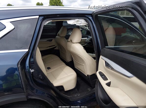 3PCAJ5M14KF113164 2019 INFINITI QX50 Blue VIN sticker view