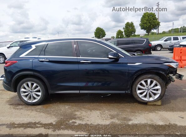 3PCAJ5M14KF113164 2019 INFINITI QX50 Blue 360 interior view