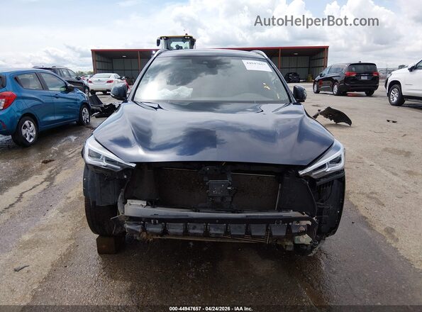 3PCAJ5M14KF113164 2019 INFINITI QX50 Blue Rear interior view