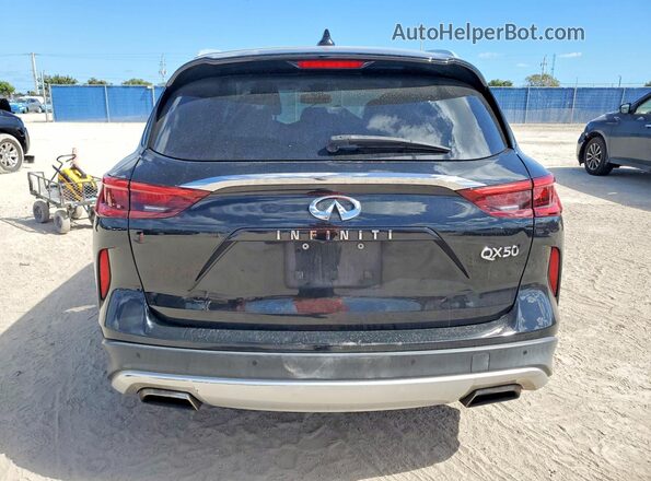 3PCAJ5M1XKF105618 2019 INFINITI QX50 Black Widok z tyłu