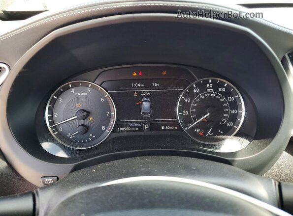 3PCAJ5M1XKF105618 2019 INFINITI QX50 Black Widok zestawu wskaźników