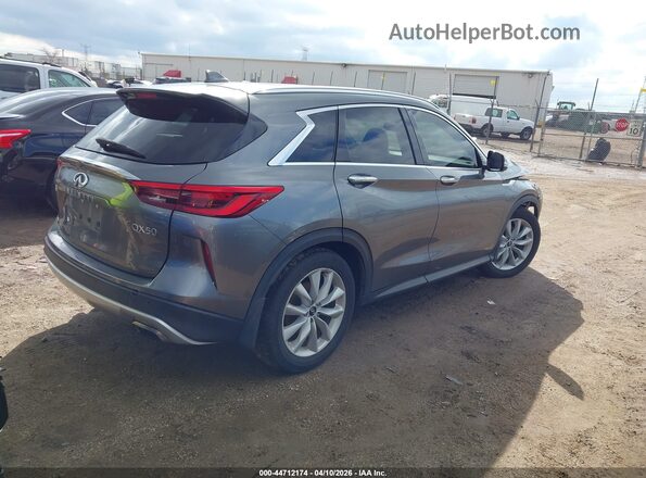3PCAJ5M30KF126494 2019 INFINITI QX50 Серый Задняя правая четверть
