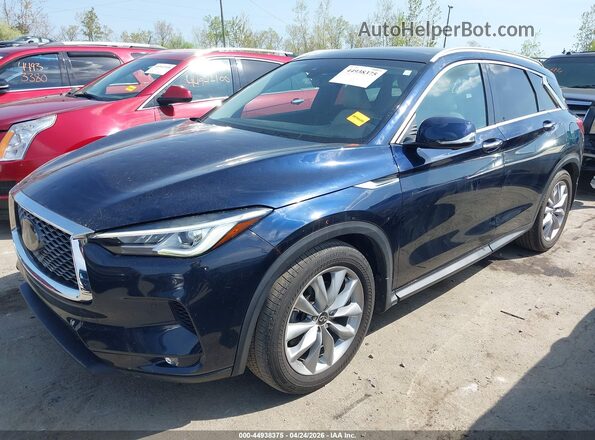 3PCAJ5M34LF100921 2020 INFINITI QX50 Blue Front left