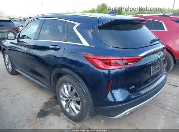 3PCAJ5M34LF100921 2020 INFINITI QX50 Blue Rear left