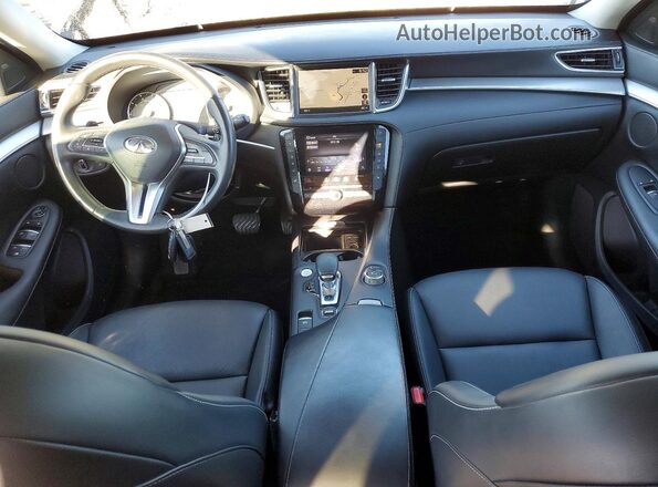 3PCAJ5M38LF111355 2020 INFINITI QX50 Gray Vista del salpicadero