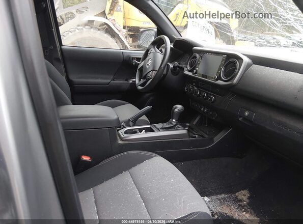 3TMCZ5AN2MM436975 2021 TOYOTA TACOMA Silver წინა სალონის ხედი
