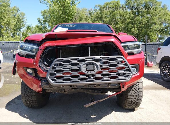 3TMCZ5AN3LM365543 2020 TOYOTA TACOMA Red Front view