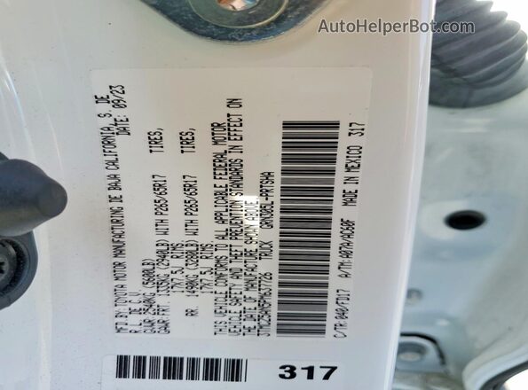 3TMCZ5AN5PM637726 2023 TOYOTA TACOMA Белый 