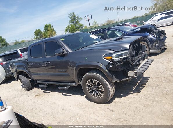 3TMCZ5AN7MM385814 2021 TOYOTA TACOMA Gray უკანა სალონის ხედი