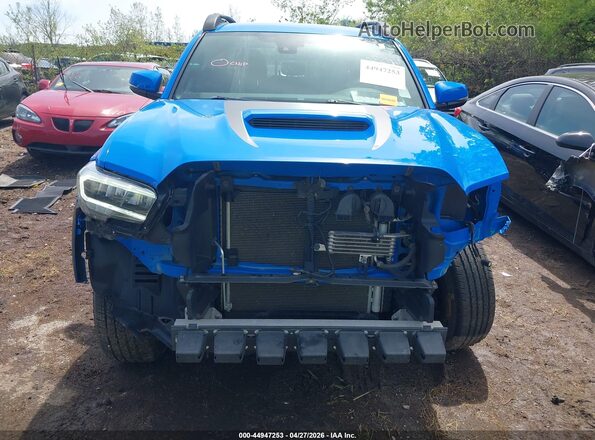 3TMCZ5AN8LM303765 2020 TOYOTA TACOMA Blue Front view