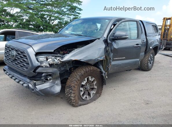 3TMCZ5AN8NM459727 2022 TOYOTA TACOMA Gray Передня ліва чверть