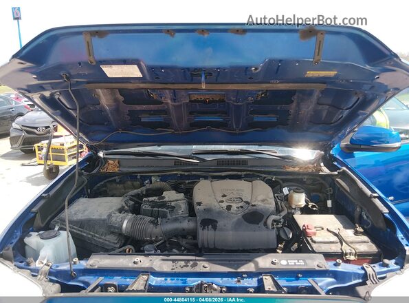 3TMDZ5BN8JM048468 2018 TOYOTA TACOMA Blue Rear view