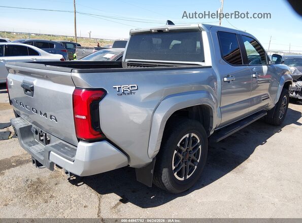 3TMKB5FN7RM009257 2024 TOYOTA TACOMA Серебряный Задняя правая четверть