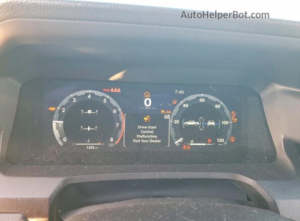 3TMLB5JN2TM228436 2026 TOYOTA TACOMA White Vista del cuadro de instrumentos