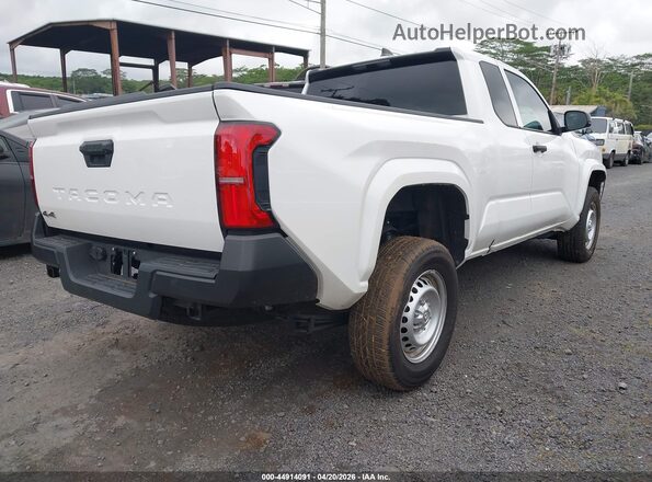 3TYJDAKN7ST014697 2025 TOYOTA TACOMA White Задня права чверть
