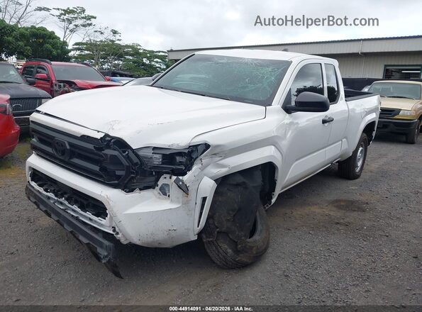 3TYJDAKN7ST014697 2025 TOYOTA TACOMA White Передня ліва чверть