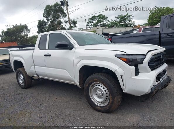 3TYJDAKN7ST014697 2025 TOYOTA TACOMA White Вид задньої частини салону