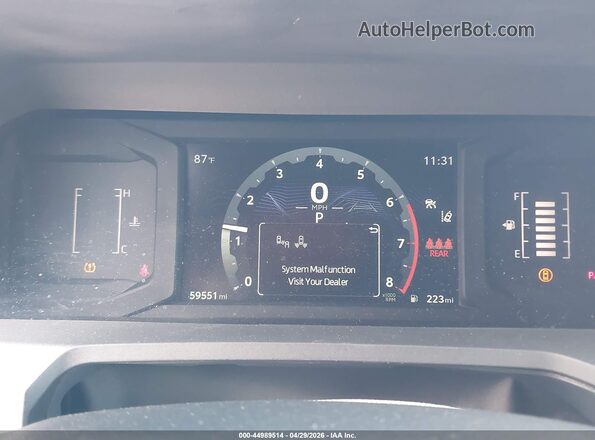 3TYKB5FN1RT003474 2024 TOYOTA TACOMA Black Vista de los asientos traseros