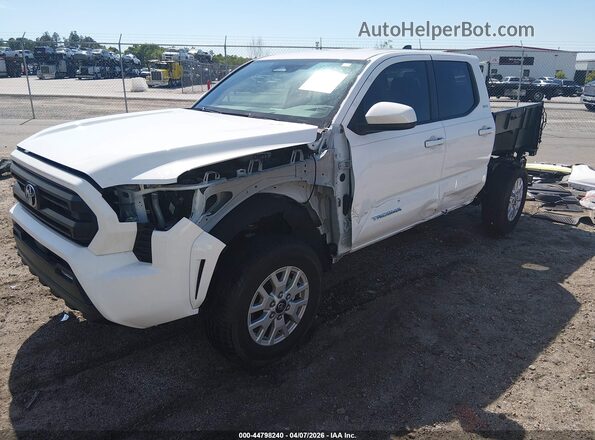 3TYKB5FN5ST019019 2025 TOYOTA TACOMA White Առջևի ձախ երեք քառորդ տեսարան