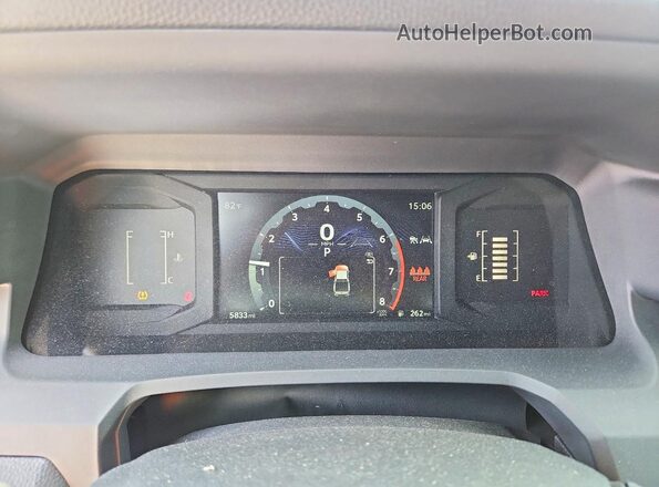 3TYKB5FN7ST029972 2025 TOYOTA TACOMA Gray Սարքավորումների վահանակի տեսք